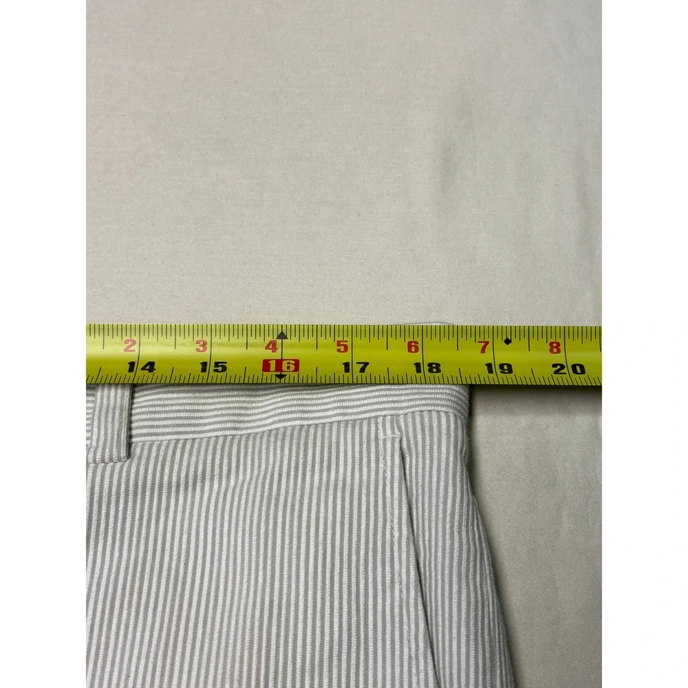 Southern Tide Skipjack Flat Front Corded Pants Mens 36x32 Tan White Striped 7310